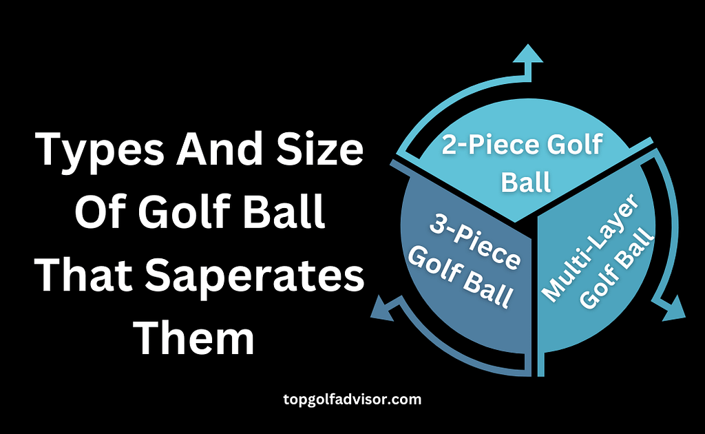 Types And Size Of Golf Ball That Saperates Them