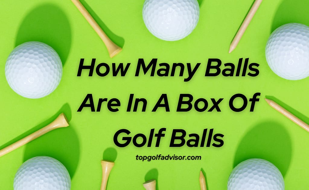 How Many Balls Are In A Box Of Golf Balls 1