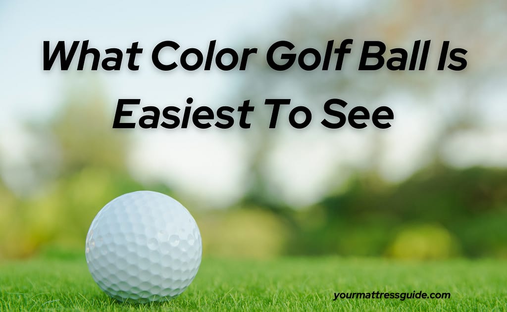 What Color Golf Ball Is Easiest To See 1