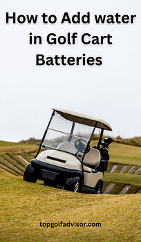 how to add water in golf cart batteries
