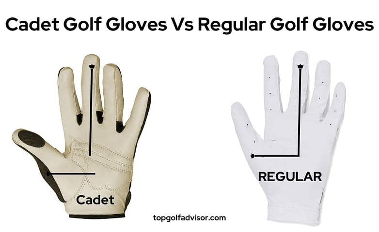 cadet golf gloves vs regular golf gloves